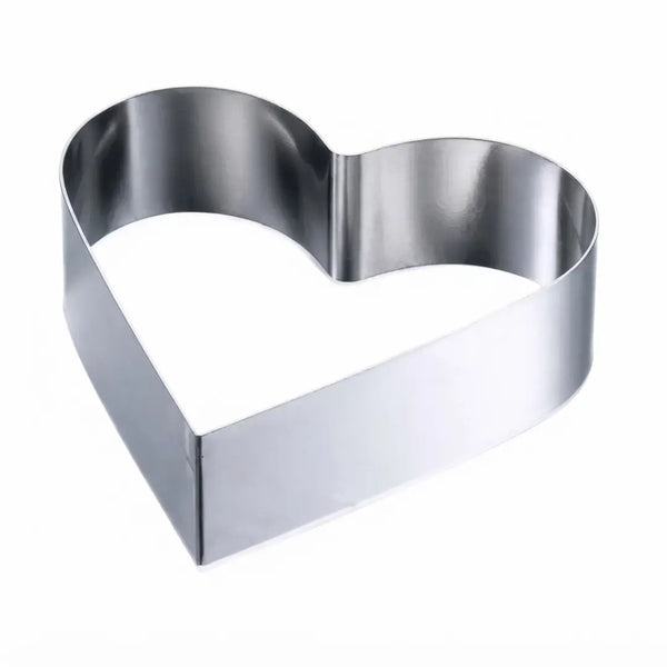Heart Shaped Pastry Ring Stainless Steel Cake Mousse Mold