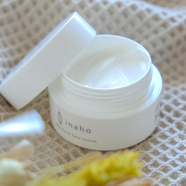 Inaho Rice Bran Moisture Face Cream Smooth Non-Sticky Cream 30g