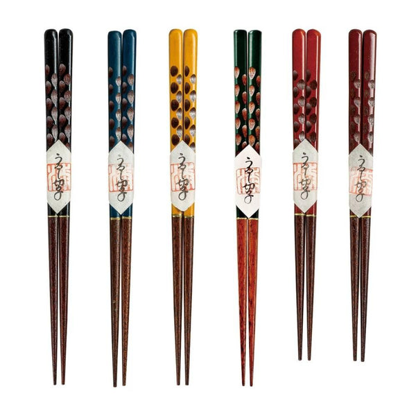 Isuke Lacquered Wooden Japanese Chopsticks