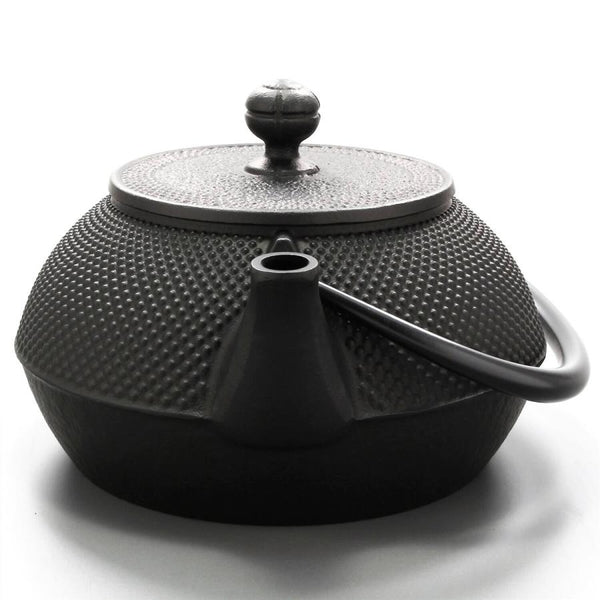 Cast Iron Black Arare Teapot 10 oz