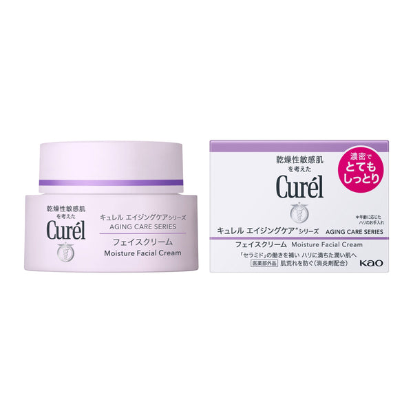 Kao Curel Aging Care Moisture Face Cream 40g, Japanese Taste