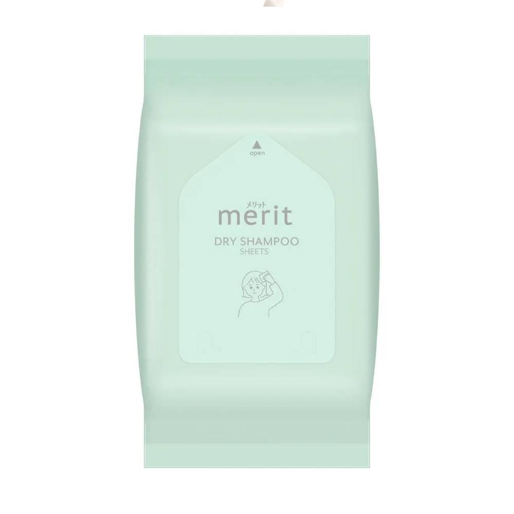 Merit Dry Shampoo Sheets Refreshing Scalp Deodorizing Wipes 12 Sheets