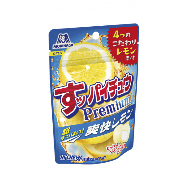 Morinaga Hi-Chew Premium Japanese Soft Candy Sour Lemon 32g, Japanese Taste