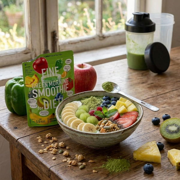 Morning Smoothie Vegetable & Fruit Mix Green Juice Powder 200g