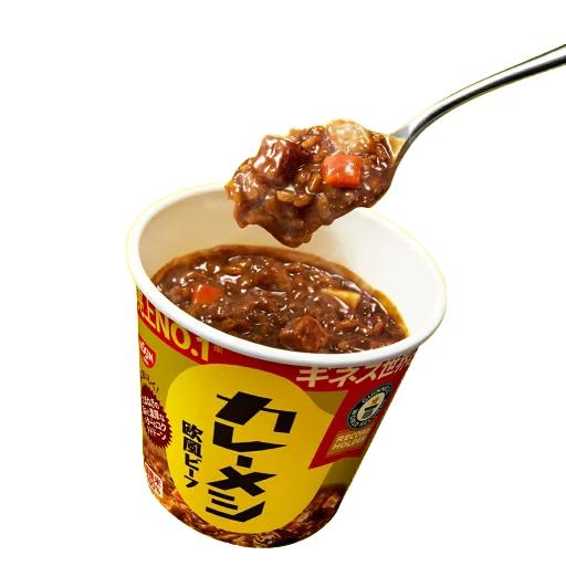Nissin Curry Meshi Beef Instant Curry Rice Cup 107g