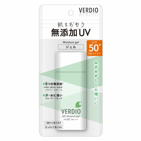 Omi Verdio UV Moisture Gel Soothing Cica Sunscreen SPF50+ PA++++ 80g, Japanese Taste