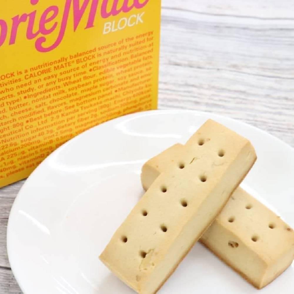 Calorie Mate Block Balanced Nutrition Food Maple 4 Bars