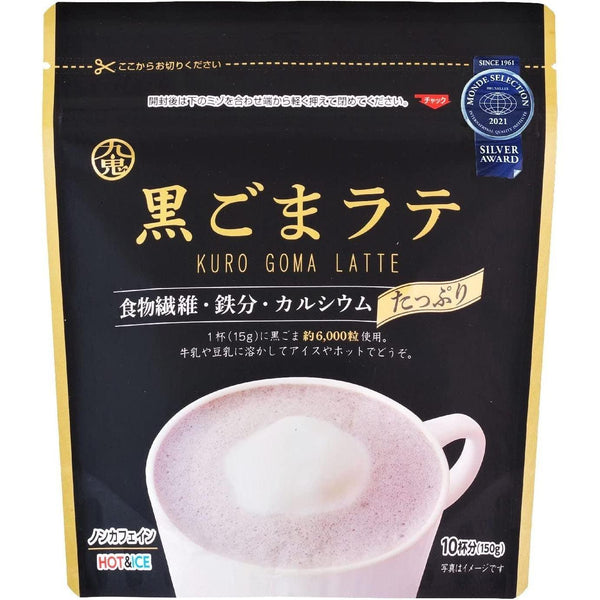P-1-KUKI-GOMLAT-150-Kuki Kuro Goma Latte (Japanese Black Sesame Latte Powder) 150g.jpg