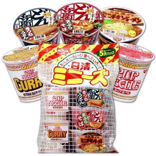Nissin Mini Instant Cup Noodles Assortment 5 Cups – Japanese Taste