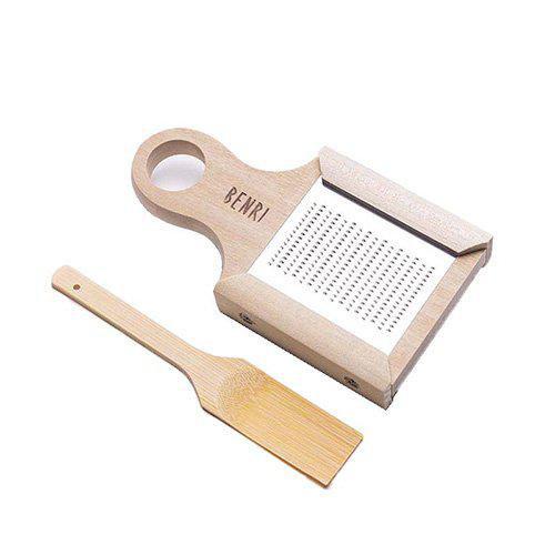 Japanese Wooden Wasabi Grater & Brush 