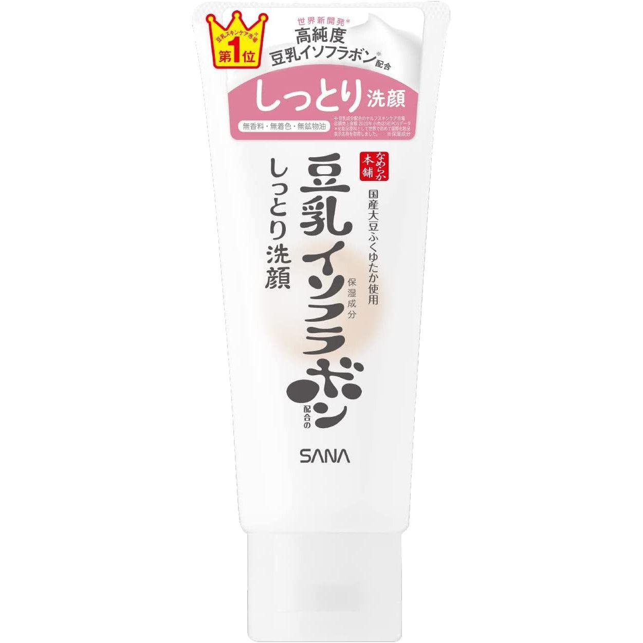 P-1-SNA-SOY-FM-150-Sana Nameraka Honpo Soy Milk Isoflavone Foaming Cleanser for Dry Skin 150g.jpg