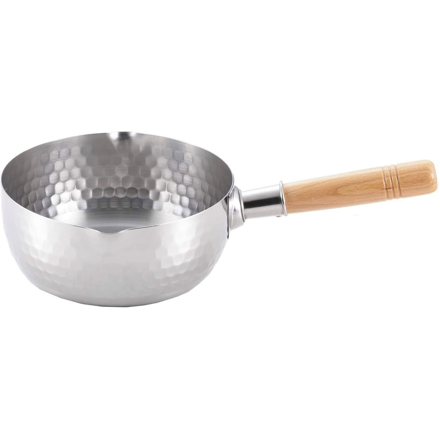 Yoshikawa Yukihira Saucepan Stainless Steel Pot 1.7 Quart 18cm YH6752 ...