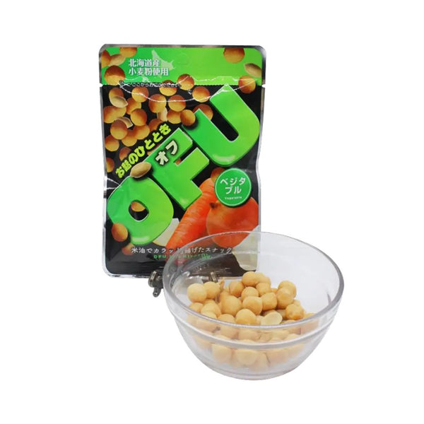 Itofu Vegetable Seasoned Fu Crackers and Smoked Peanuts 25g (Pack of 6)