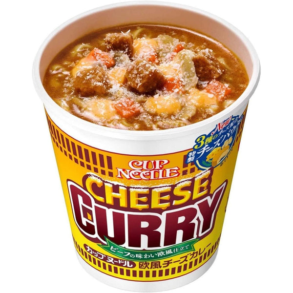Nissin Cup Noodle European Style Cheese Curry Instant Ramen Noodles 85g (Pack of 6)