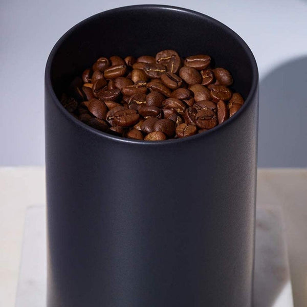 Porcelain Canister Mino Ware Coffee Canister Black C820BK
