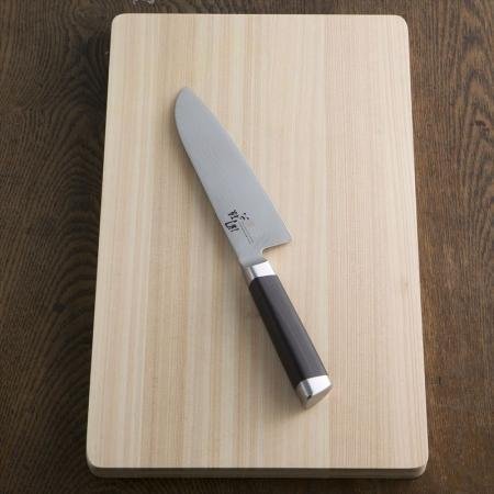 KAI Seki Magoroku Damascus Santoku Knife 165mm AE5200