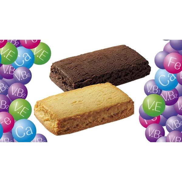 Glico Balance On Mini Cake Healthy Cake Snacks Cheesecake (Box of 20 Pieces)