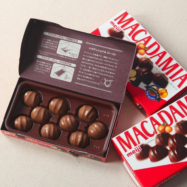 Meiji Macadamia Chocolate Snack (Pack of 10)