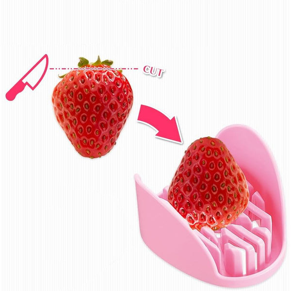 Shimomura Strawberry Cutter Multi-Purpose Fruit Slicer – Japanese Taste