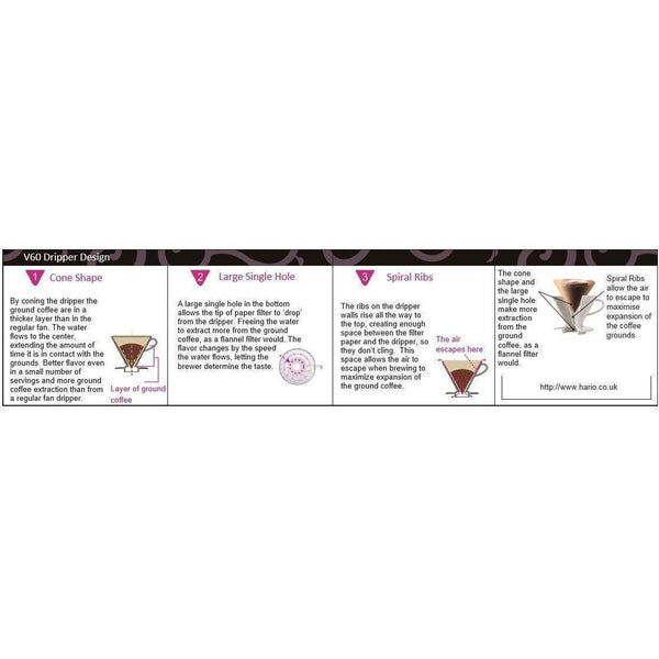 Hario V60 Glass Coffee Dripper with Olive Wood 1-2 Cups VDGR-01-OV
