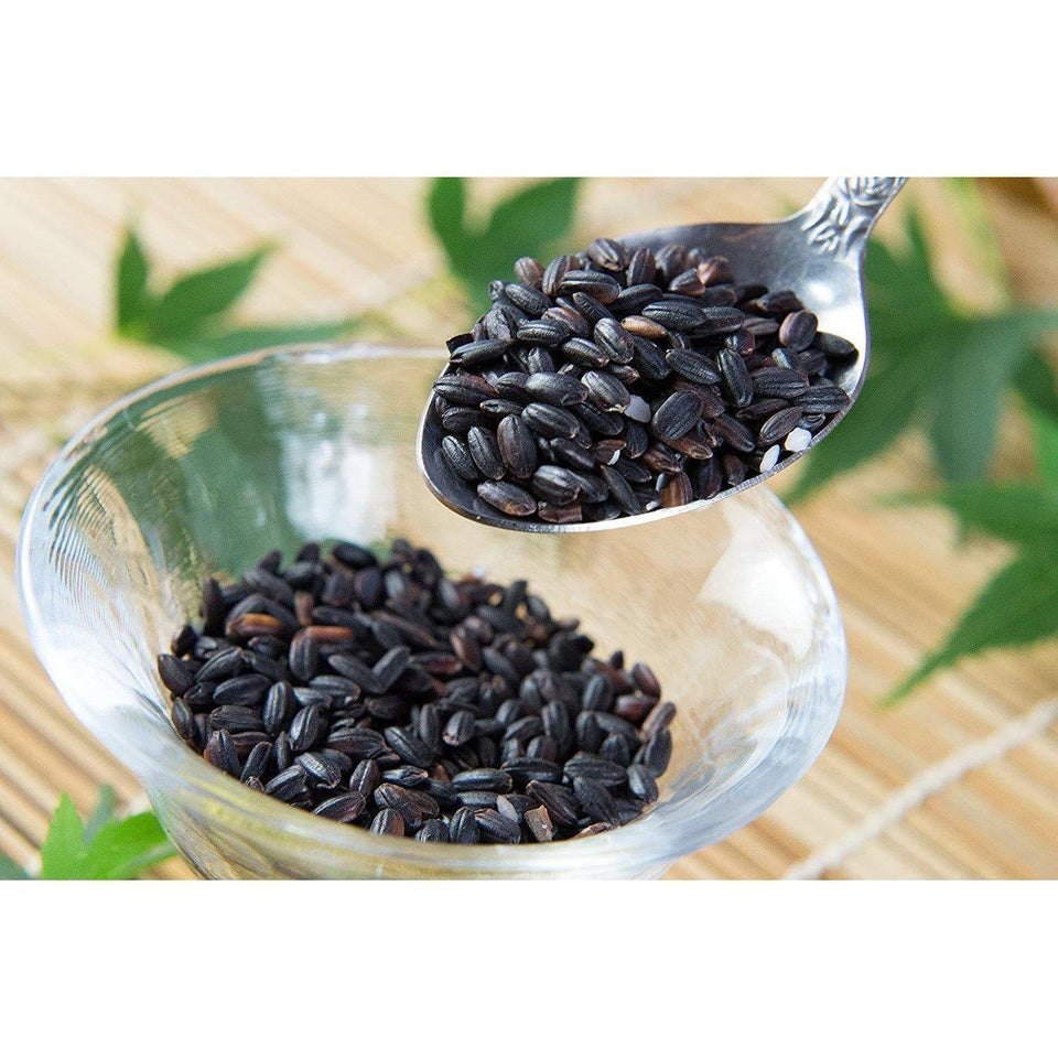 Kuromai Black Rice Whole Grain Purple Nutty Chewy Rice 450g