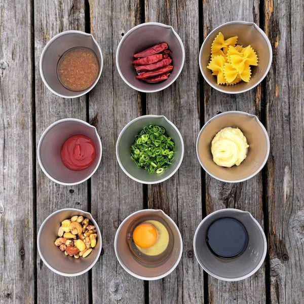 Ptygrace Durable Titanium Lightweight Measuring Cup For Camping 150ml