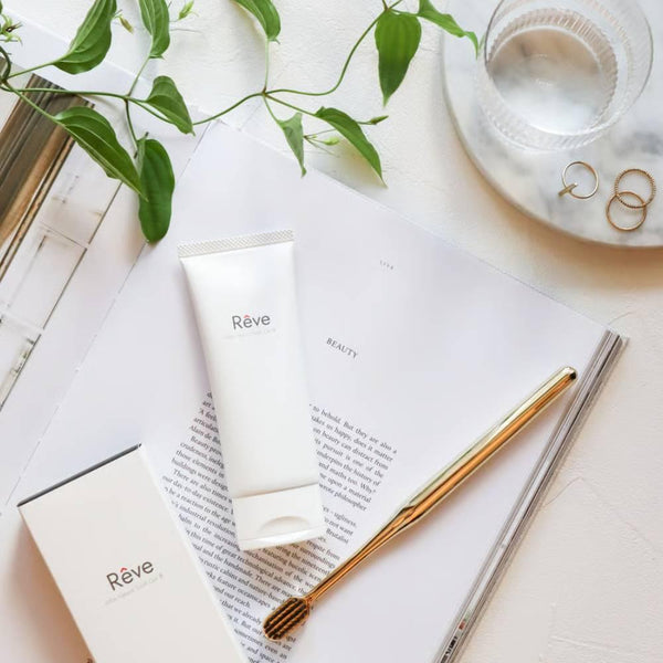 Rêve Allbe Natural Eggshell Gel Toothpaste Organic Herbs Flavored 80g