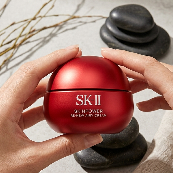 SK-II 스킨 파워 어드밴스드 에어리 크림 라이트웨이트 모이스처라이저 80g