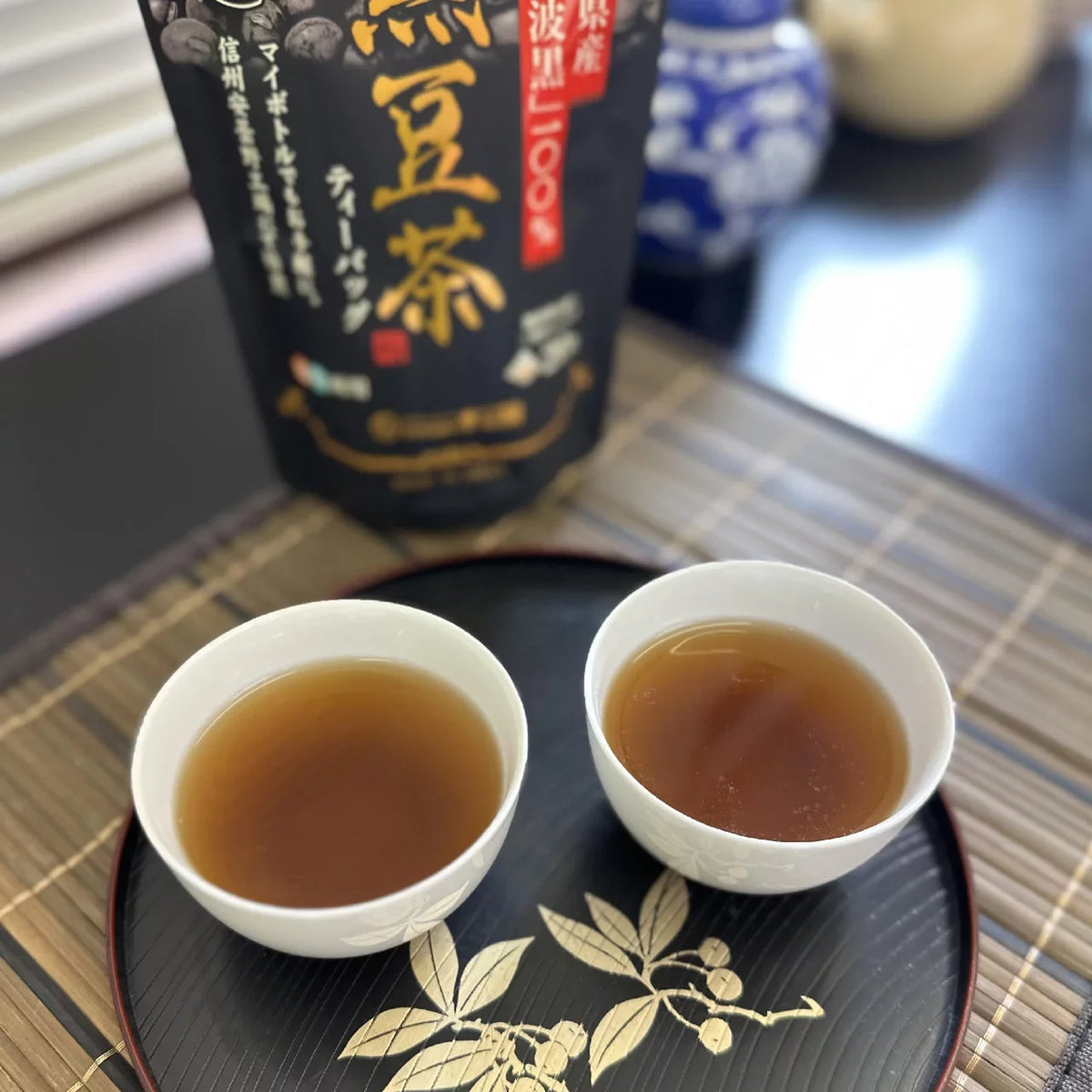 Suisoen Tea Suisouen Tamba Black Soybean Tea Caffeine-Free Kuromamecha 20 Tea Bags