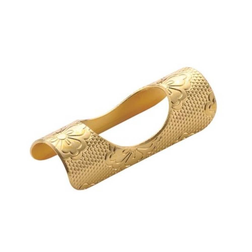 Tanabe Elegant Gold Chopstick Rest With Traditional Pattern