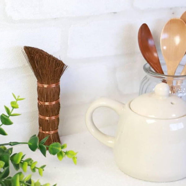 Yamaco Handmade Biodegradable Palm Fiber Dish Scrubber 14cm