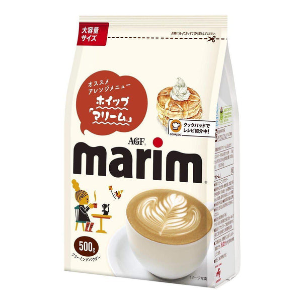 AGF Marim Creaming Powder for Coffee Milk 500g, Japanese Taste