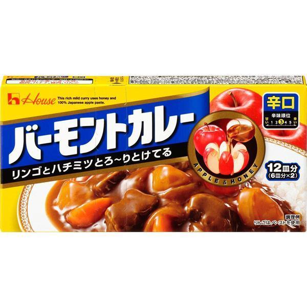 House Foods Vermont Japanese Curry Roux Sauce Hot 230g, Japanese Taste