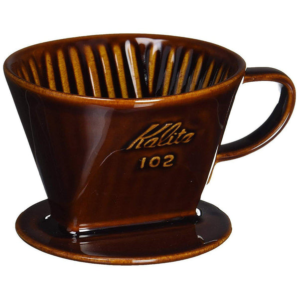 Kalita Ceramic Coffee Dripper 102 Brown, Japanese Taste
