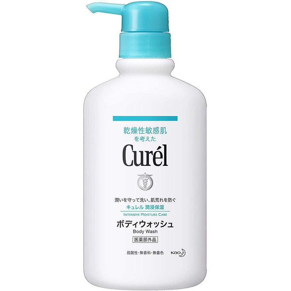 Kao Curél Body Wash Pump Bottle 420ml, Japanese Taste
