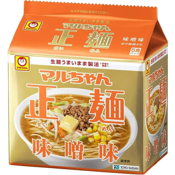 Maruchan Seimen Miso Ramen Instant Noodles 5 Servings, Japanese Taste