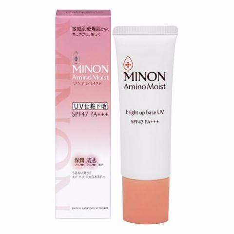 Minon Amino Moist Bright Up Base UV Sensitive Skin Makeup Base 25g, Japanese Taste