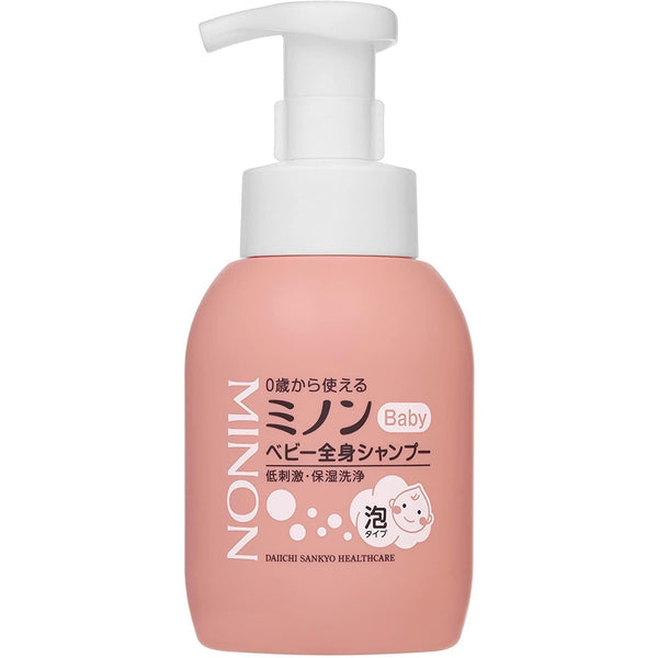Minon Baby Shampoo Body Soap 350ml, Japanese Taste