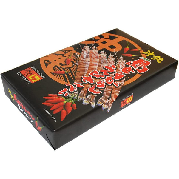 Nanpudo Okinawa Shima Togarashi Ebi Senbei (Spicy Shrimp Rice Crackers) 27 Pieces, Japanese Taste