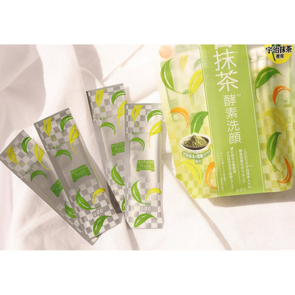 pdc Wafood Made Uji Matcha Enzyme Face Wash 30 Packets, Japanese Taste