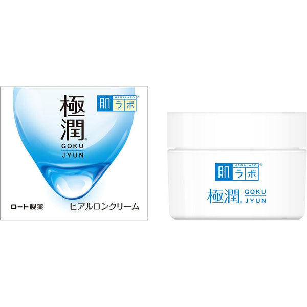 Rohto Hada Labo Gokujyun Super Hyaluronic Face Cream 50g, Japanese Taste
