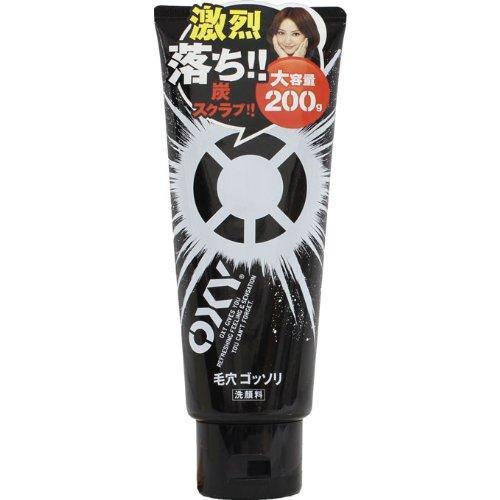 Rohto Oxy Deep Face Wash Men’s Charcoal Cleanser 200g, Japanese Taste