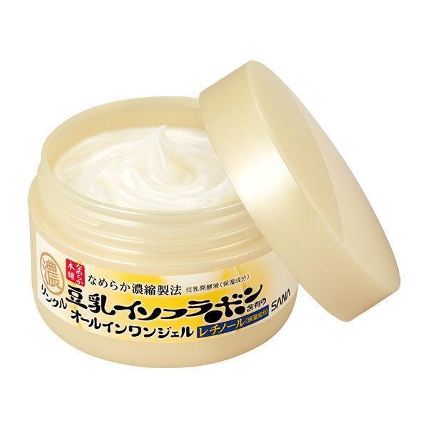 Sana Nameraka Honpo Isoflavone Wrinkle Gel Cream 100g, Japanese Taste
