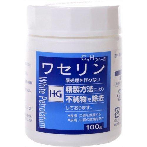 Taiyo Vaseline HG White Petroleum Jelly 100g, Japanese Taste