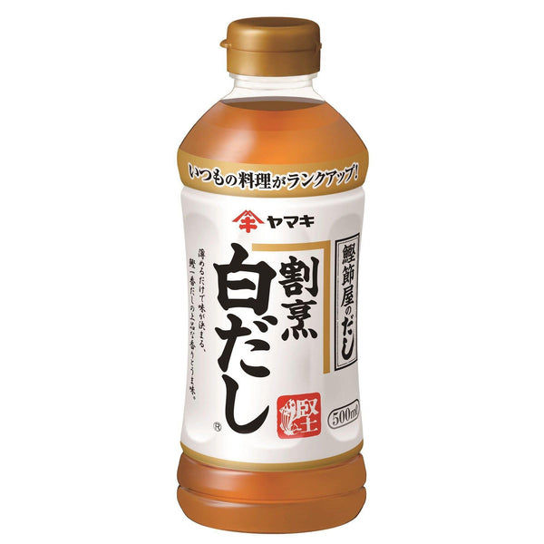 Yamaki Kappo Shiro Dashi Sauce Stock Concentrate 500ml, Japanese Taste