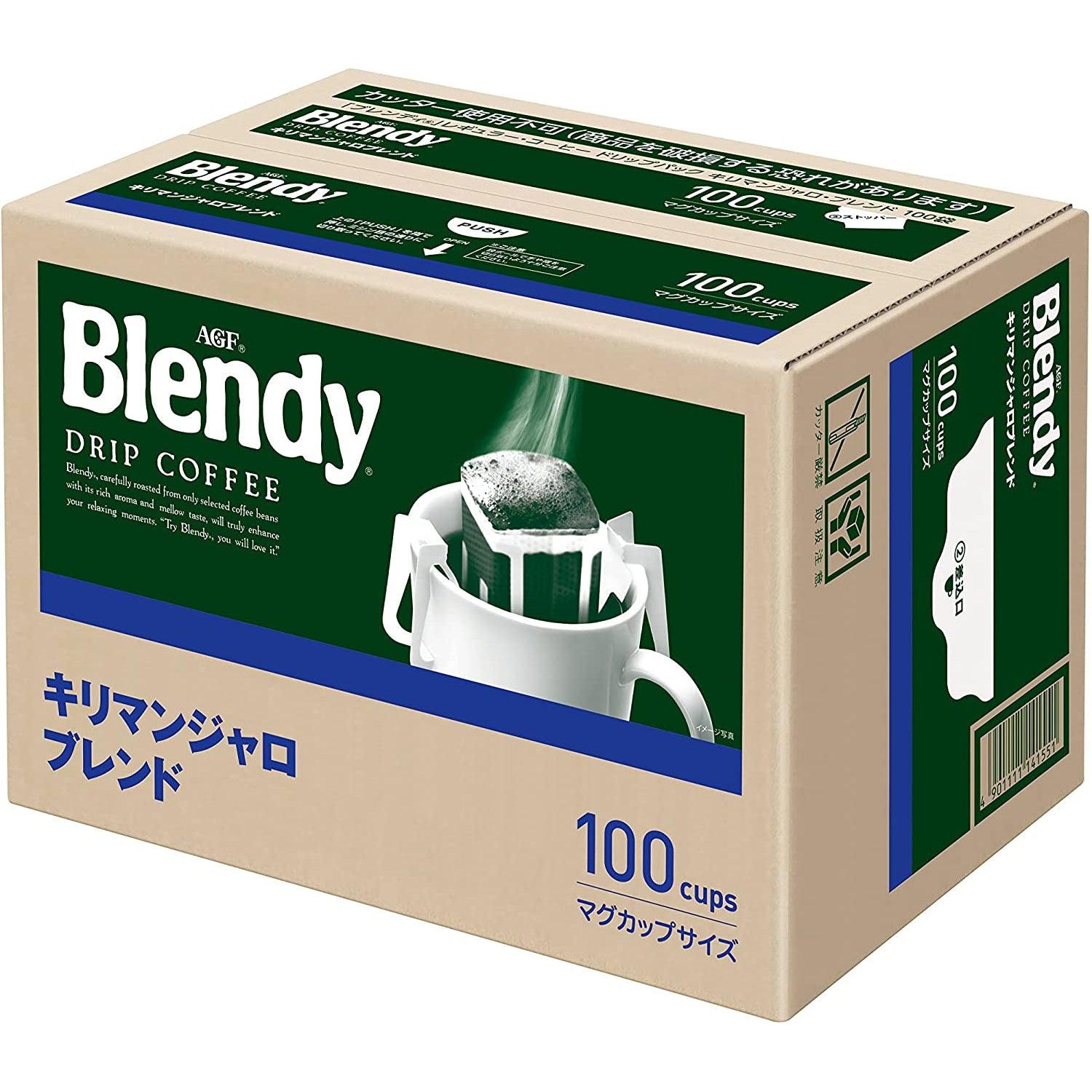 AGF Blendy Drip Coffee Kilimanjaro Blend 100 Bags, Japanese Taste