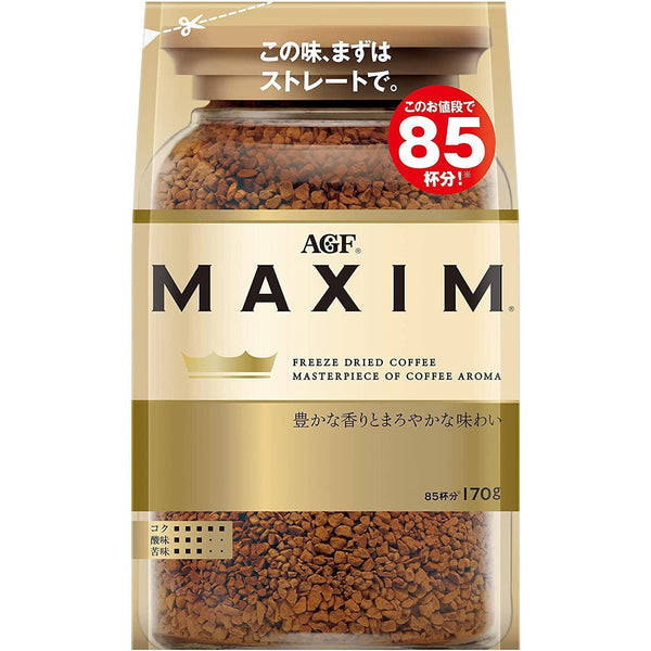 AGF Maxim Freeze Dried Instant Coffee 170g, Japanese Taste