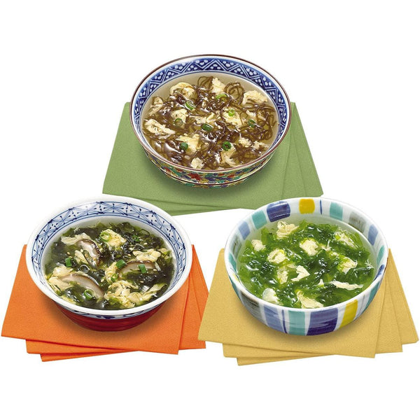 Amano Foods Freeze Dried Seaweed Soup Assortment 10 Servings, Japanese Taste