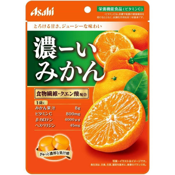 Asahi Koi Mikan Rich Mandarin Orange Candy 84g, Japanese Taste