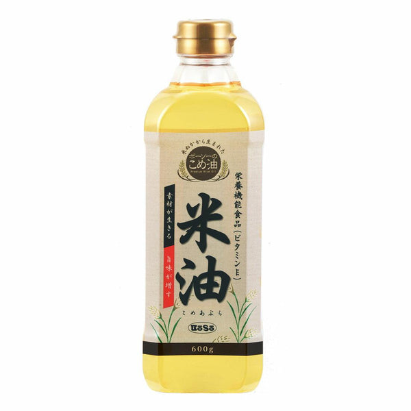 Boso Japanese Pure Rice Bran Oil Natural Cooking Oil 600g, Japanese Taste